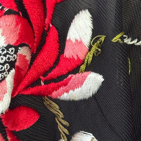 Jean Paul Gaultier Vintage‎ Floral Hummingbird Kimono Sleeve Mesh Mini Dress - Picture 14 of 15